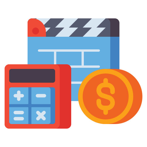 Film budget Flaticons Flat icon