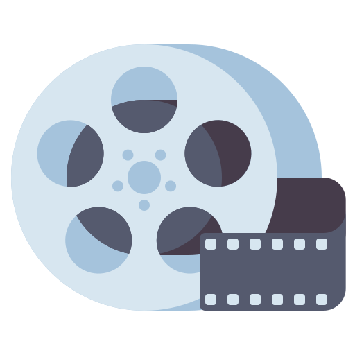 filmrol Flaticons Flat icoon