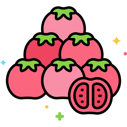 tomate Flaticons Lineal Color icono