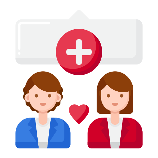 Couple counseling Flaticons Flat icon