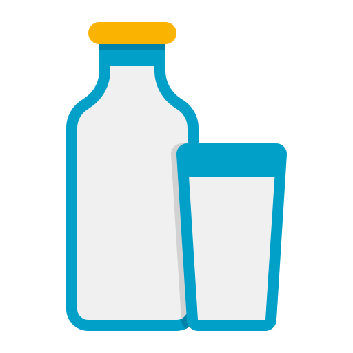 Молоко Flaticons Flat иконка