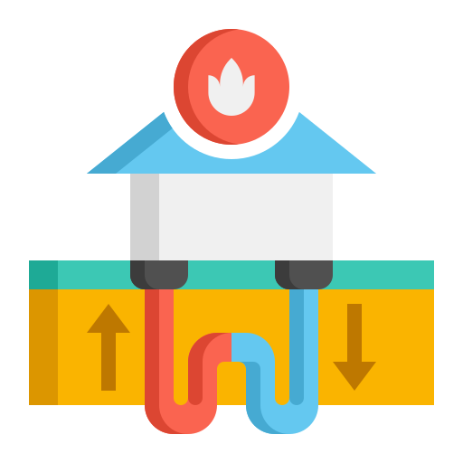 Geothermal energy Flaticons Flat icon