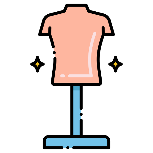 Mannequin Flaticons Lineal Color icon