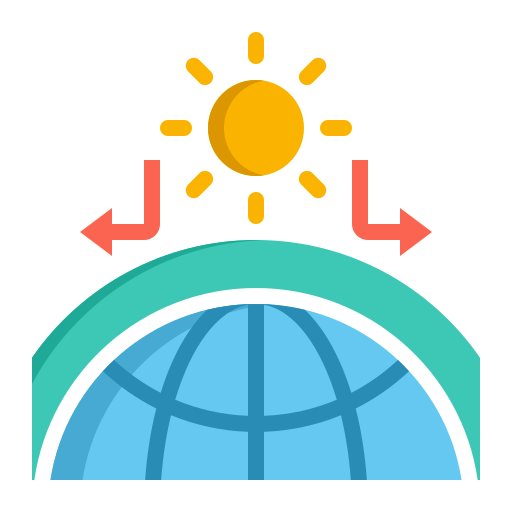 Greenhouse effect Flaticons Flat icon