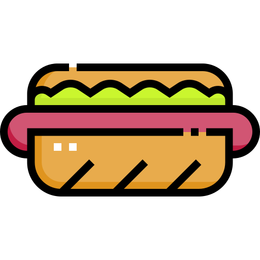 choripan Detailed Straight Lineal color icon