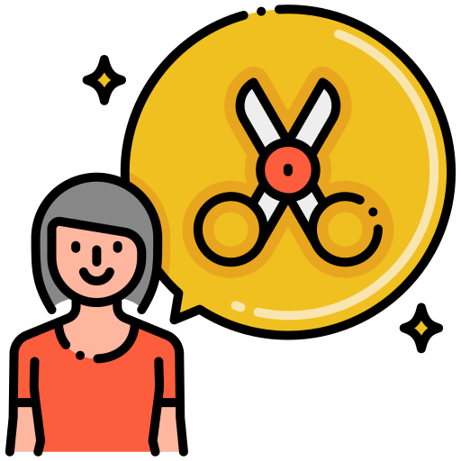 Stylist Flaticons Lineal Color icon