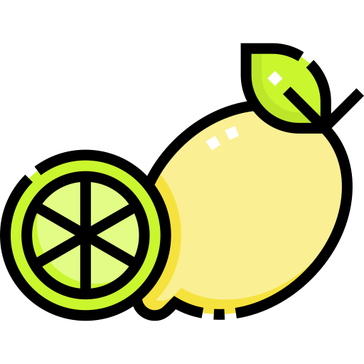 Lemon Detailed Straight Lineal color icon