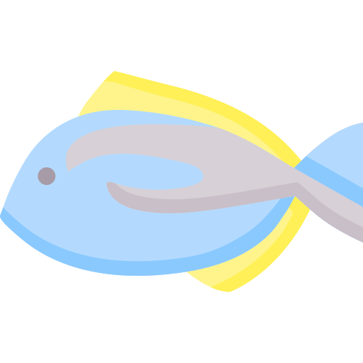 blue tang vis Special Flat icoon