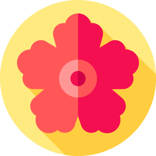 무궁화 Flat Circular Flat icon