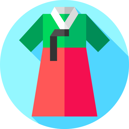 hanbok Flat Circular Flat Ícone