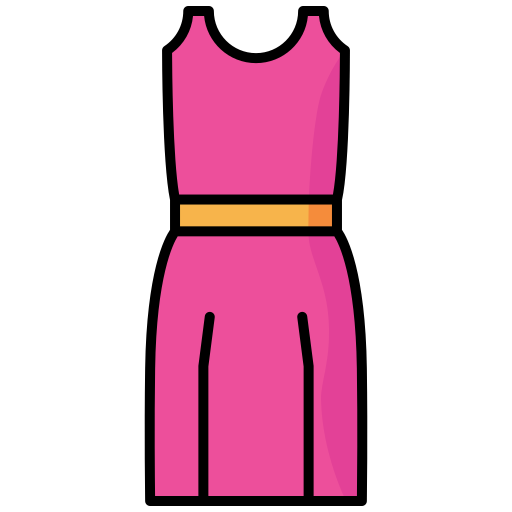 드레스 Generic Outline Color icon