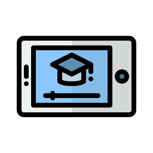 Online learning Generic Outline Color icon