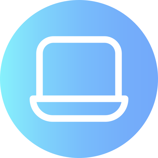computer portatile Generic Flat Gradient icona