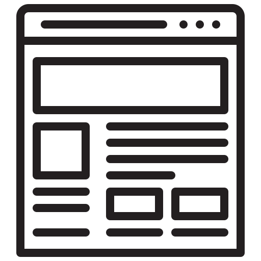 diseño web Toempong Outline icono