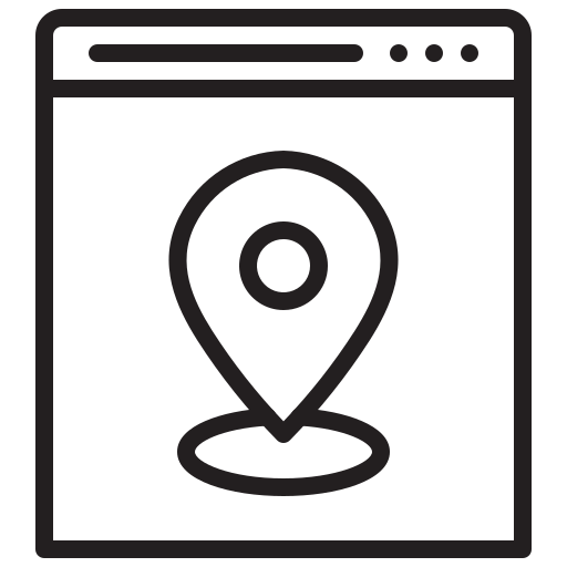localización Toempong Outline icono