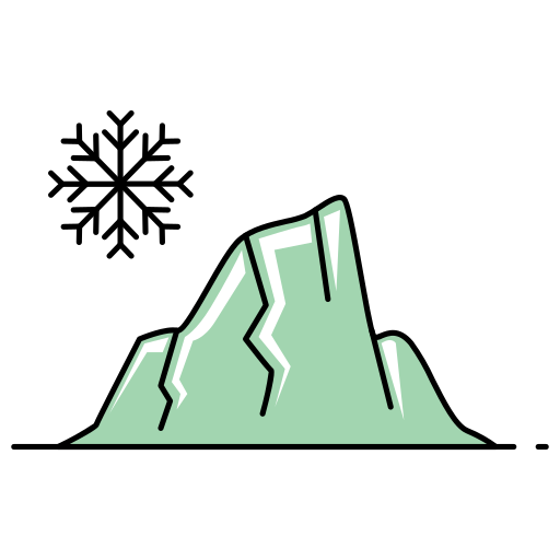 iceberg Generic Outline Color icono