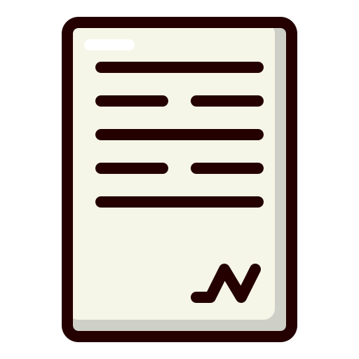 Agreement Generic Outline Color icon