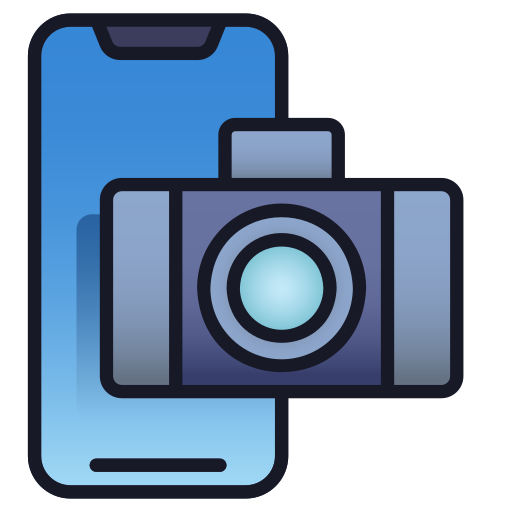 mobile kamera Generic Outline Color icon