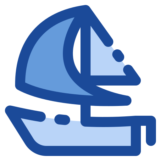 Парусная лодка Generic Blue иконка
