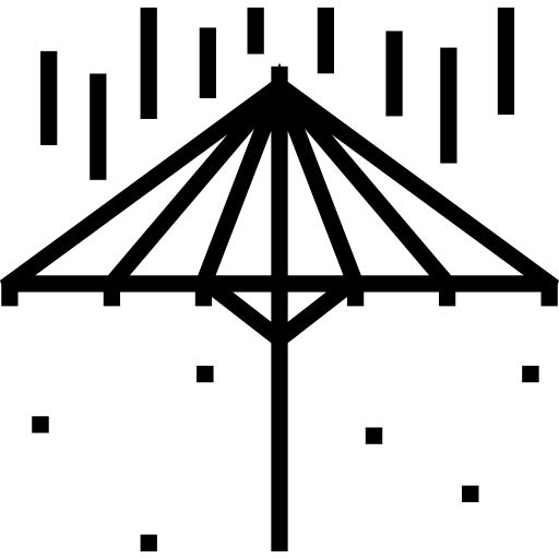 Umbrella Detailed Straight Lineal icon