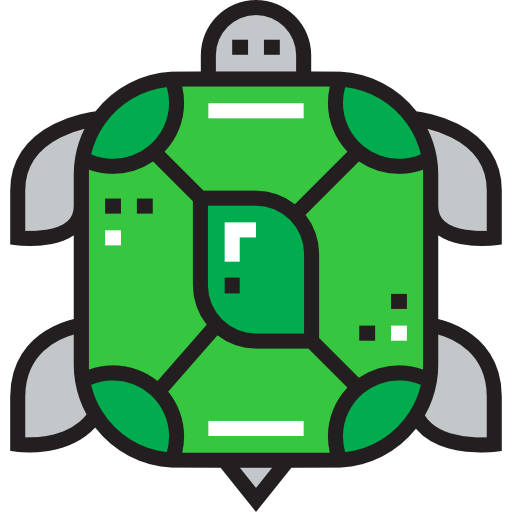 Tortoise Detailed Straight Lineal color icon