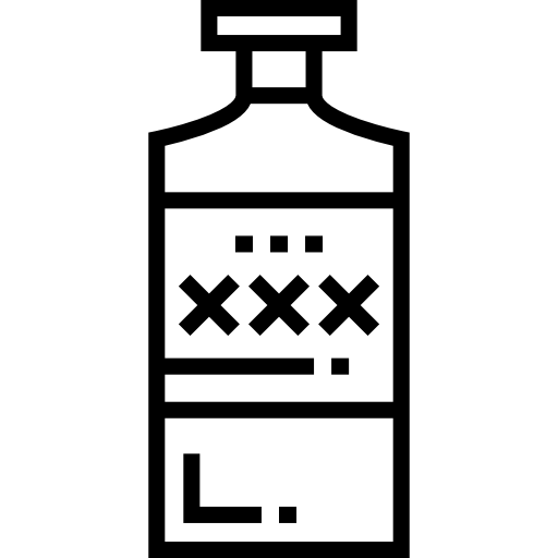 Бутылка Detailed Straight Lineal иконка