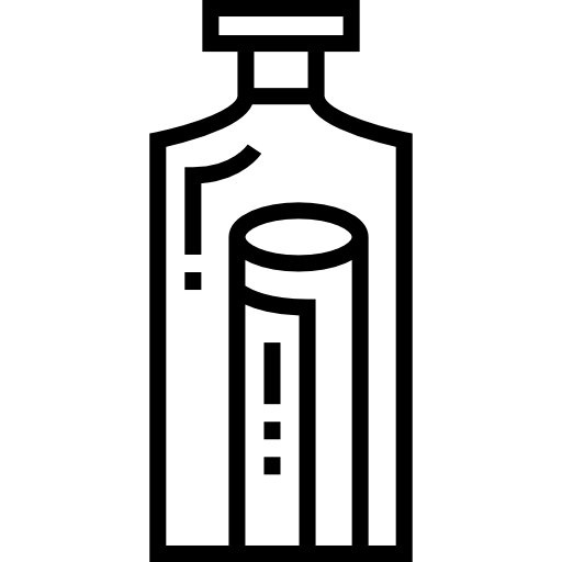 ボトル Detailed Straight Lineal icon