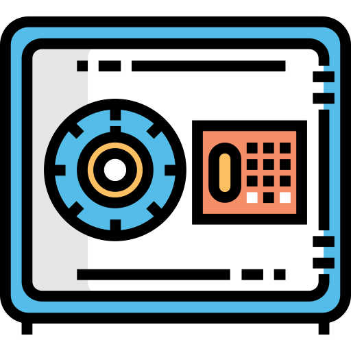 safe Detailed Straight Lineal color icon