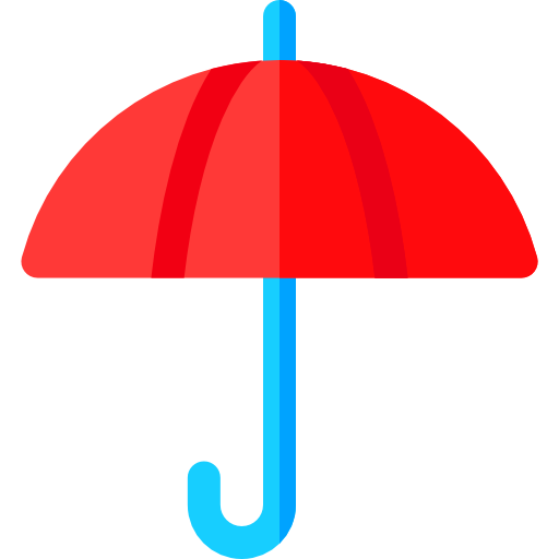 sombrilla Basic Rounded Flat icono