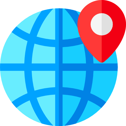 global Basic Rounded Flat icon