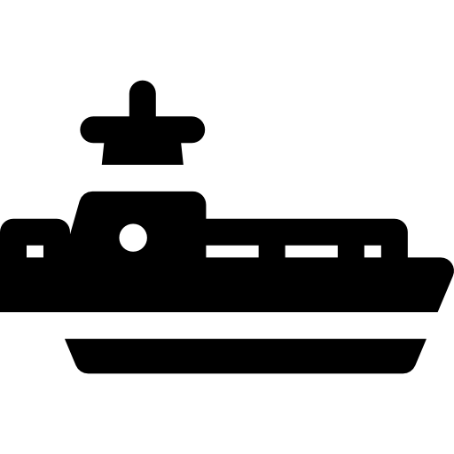 frachtschiff Basic Rounded Filled icon