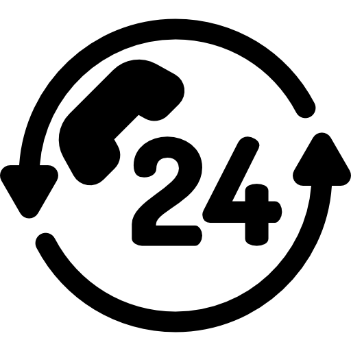 24 시간 Basic Rounded Filled icon