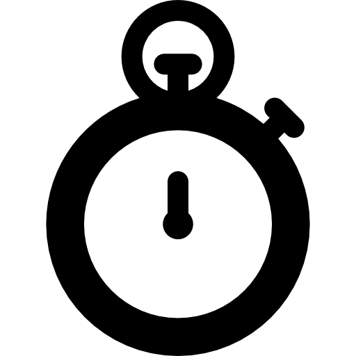 chronomètre Basic Rounded Filled Icône