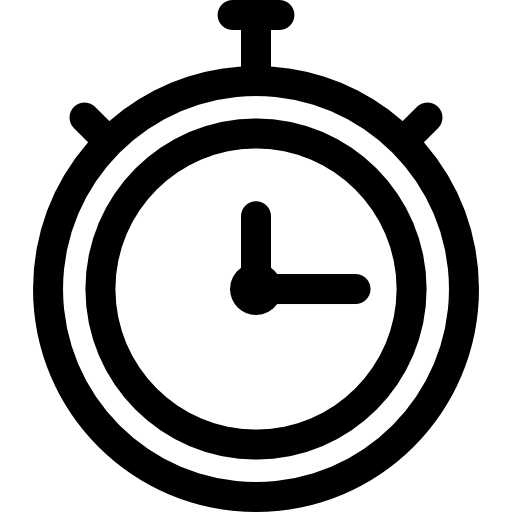 Chronometer Basic Rounded Lineal icon