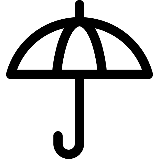 regenschirm Basic Rounded Lineal icon