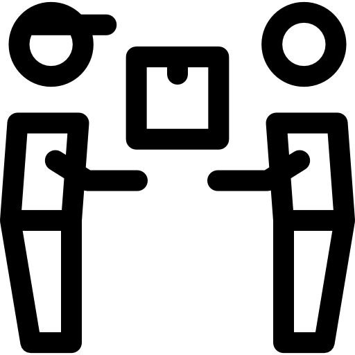 배달부 Basic Rounded Lineal icon
