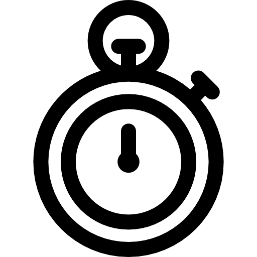 Chronometer Basic Rounded Lineal icon