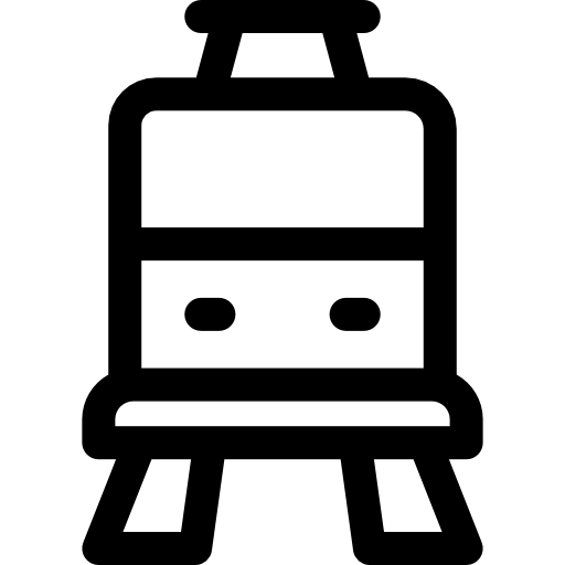 pociąg Basic Rounded Lineal ikona
