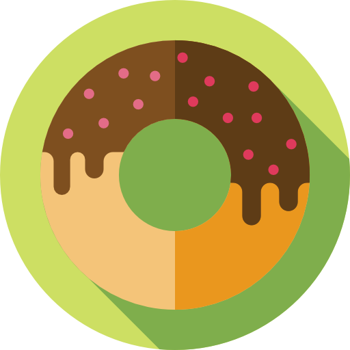 donut Flat Circular Flat Icône