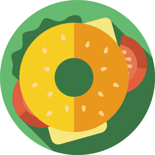 sandwich Flat Circular Flat icoon
