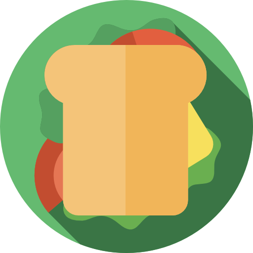 サンドイッチ Flat Circular Flat icon