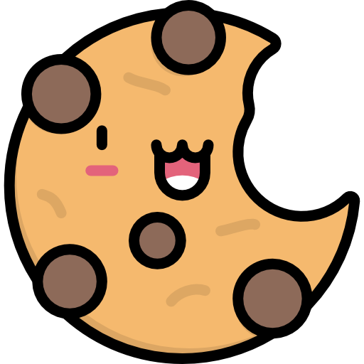 biscotto Kawaii Lineal color icona