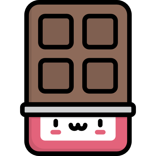 Chocolate Kawaii Lineal color icon
