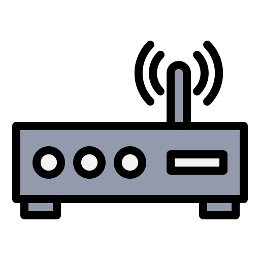 Router Generic Outline Color icon