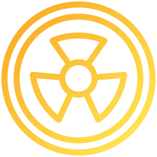원자력 에너지 Generic Gradient icon