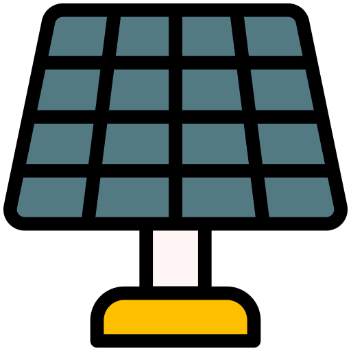 Solar panel Generic Outline Color icon