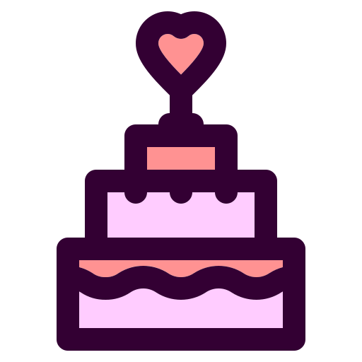 gâteau Generic Outline Color Icône