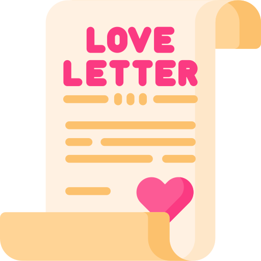 lettera d'amore Special Flat icona