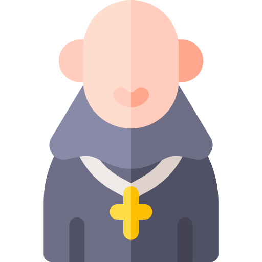 sacerdote Basic Rounded Flat icono