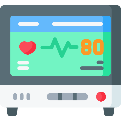 Heart monitoring Special Flat icon